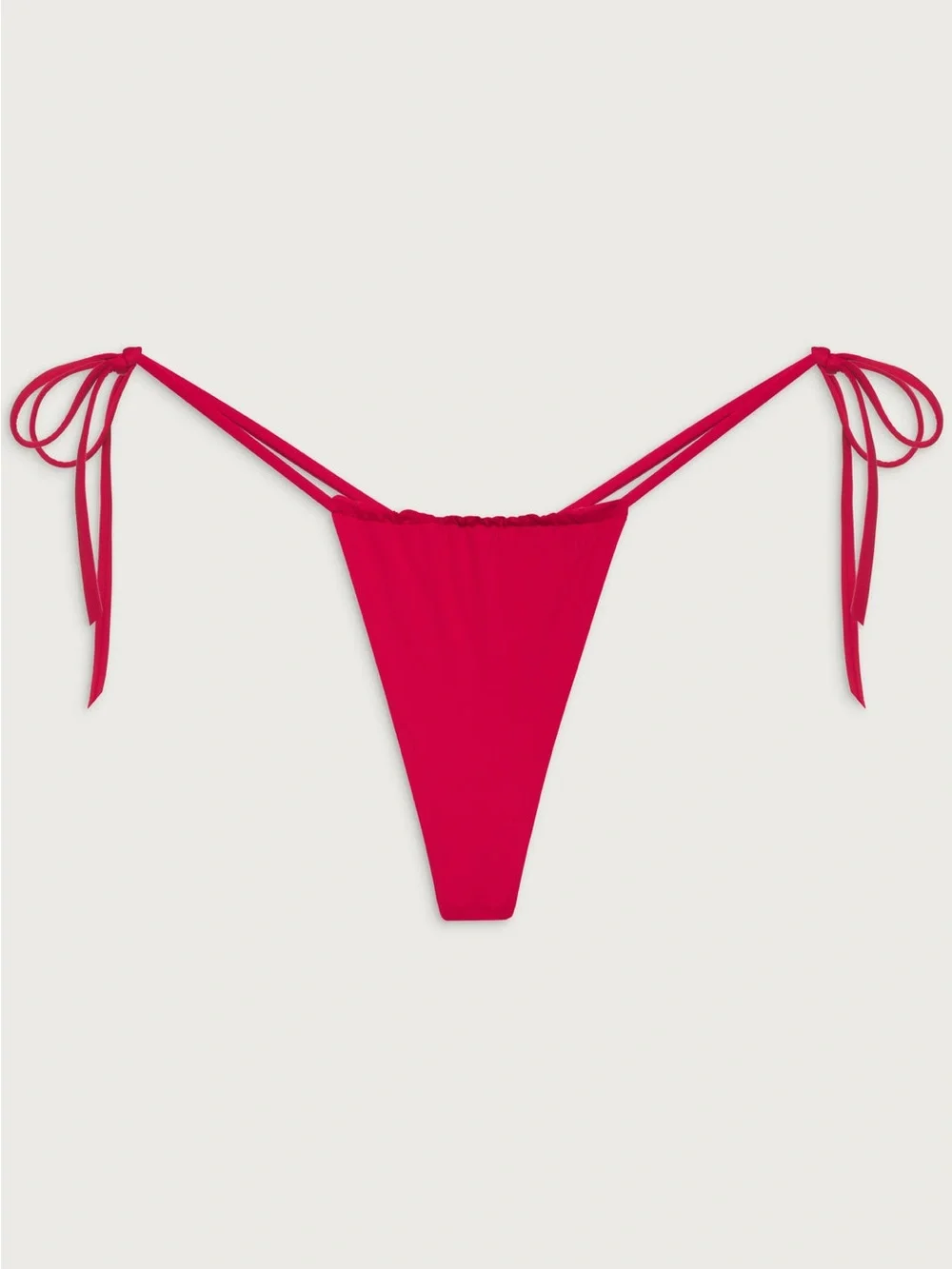 FRANKIE’S BIKINIS Cola Top & Tia Bottoms Bikini Set in True Red